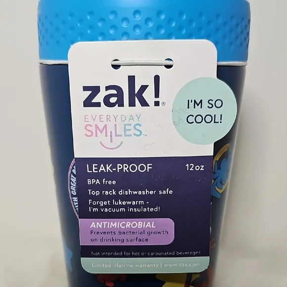 Zak! Marvel Spidey& His Amazing Friends Kids 12oz Tumbler w/Leak Proof Straw NWT - Picture 3 of 11